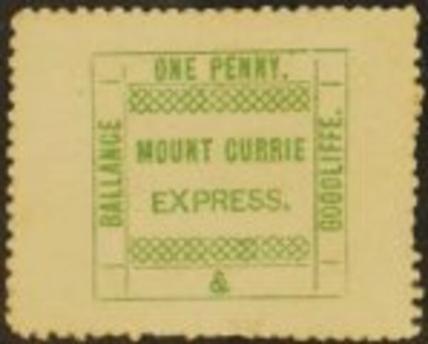 The Mount Currie Express Stamp