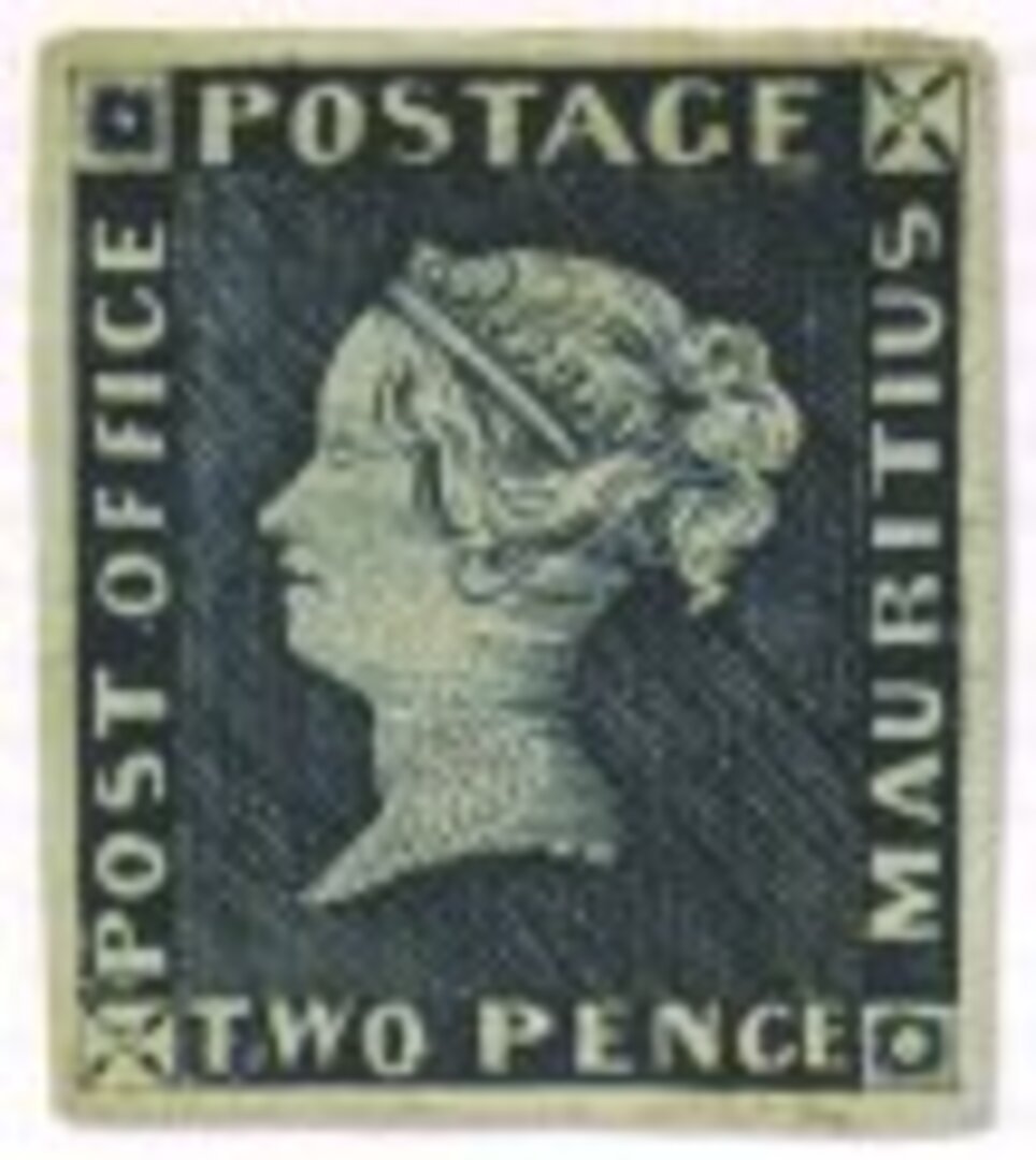 Mauritius 1847 Post Office stamp