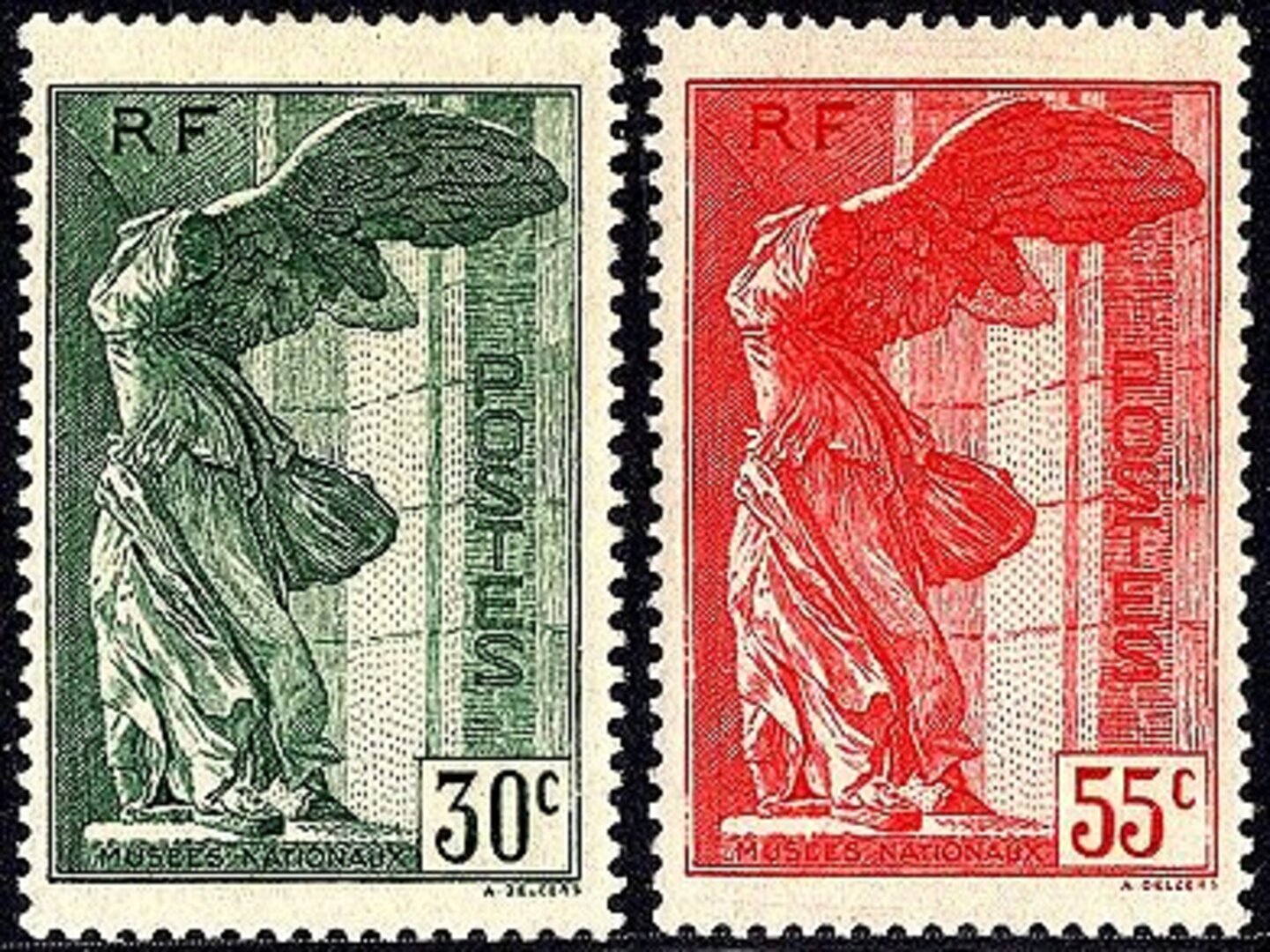 France 1937 National Museums Stamps