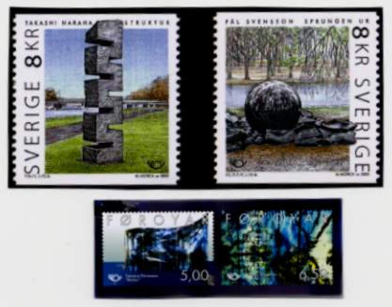 Contemporary Nordic Art stamps