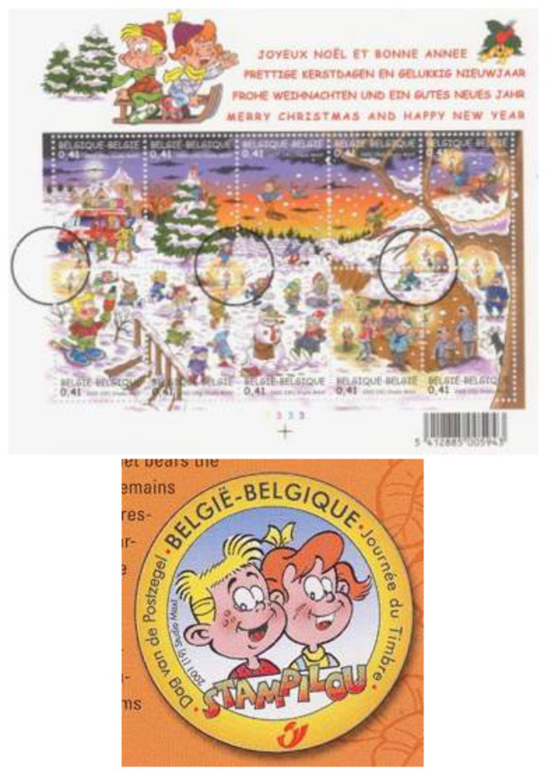 Belgium and Austria stamps