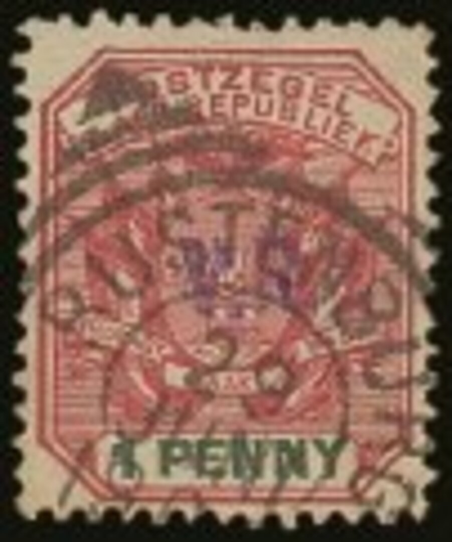 Transvaal stamps were overprinted or surcharged in Rustenburg