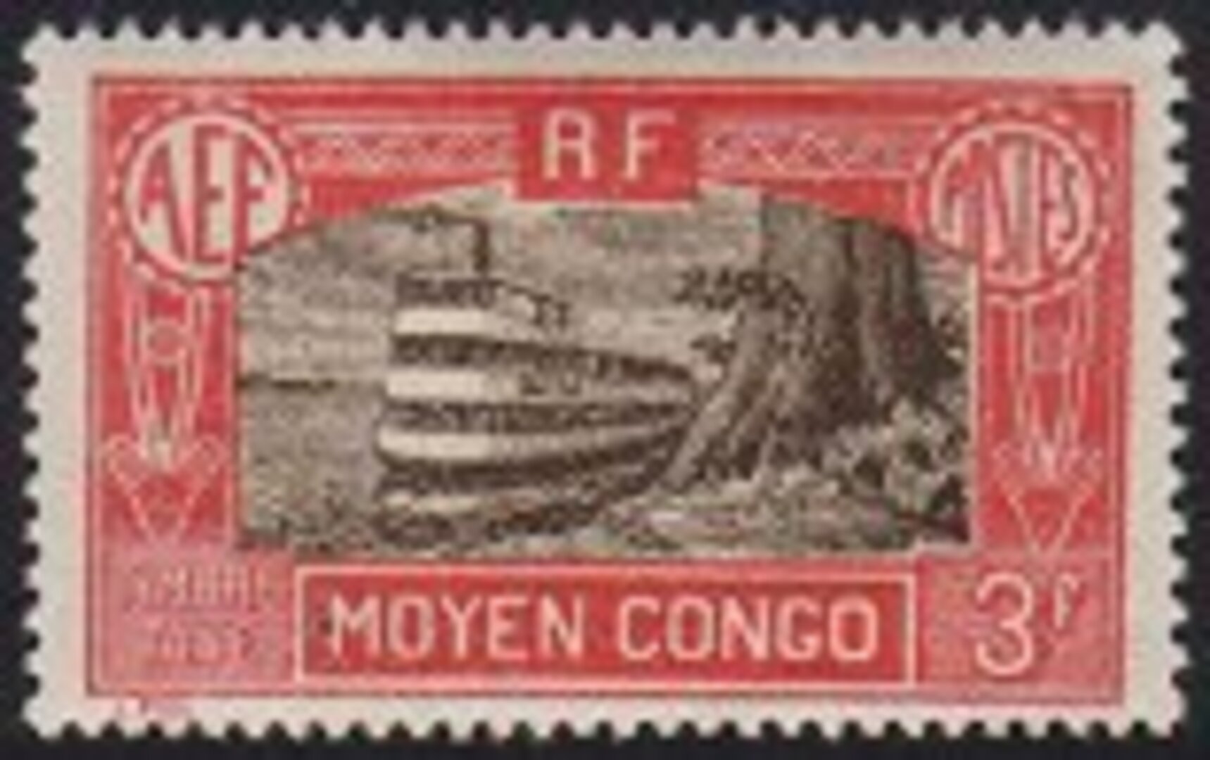 Moyen Congo stamp