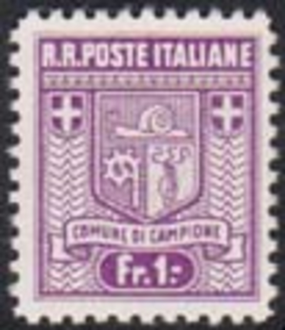 Campione d’Italia stamp