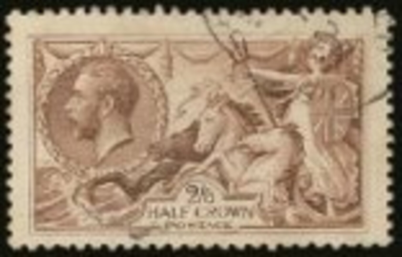 Stanley Gibbons Seahorse design stamp