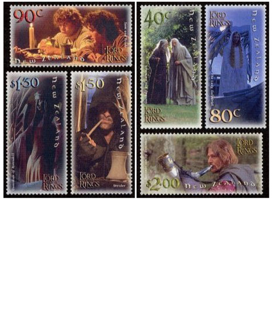 Lord of the Rings stamp collection