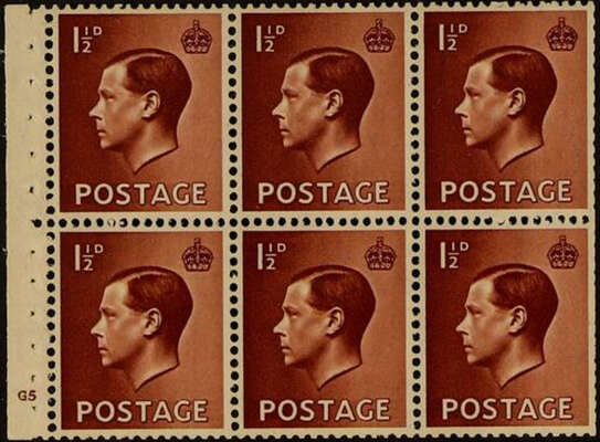 1936 Edward VIII Stamps