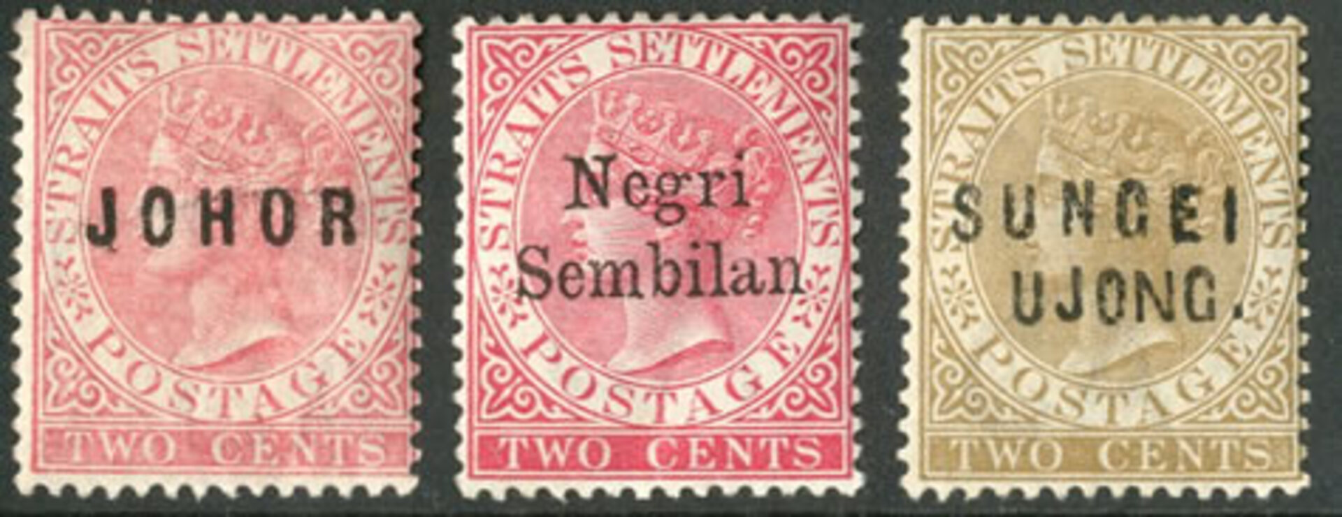Overprinted Issues on Straits Settlements