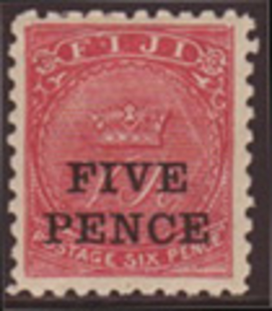 Stamp from the Elusive Surcharges Of 1892 & 1893