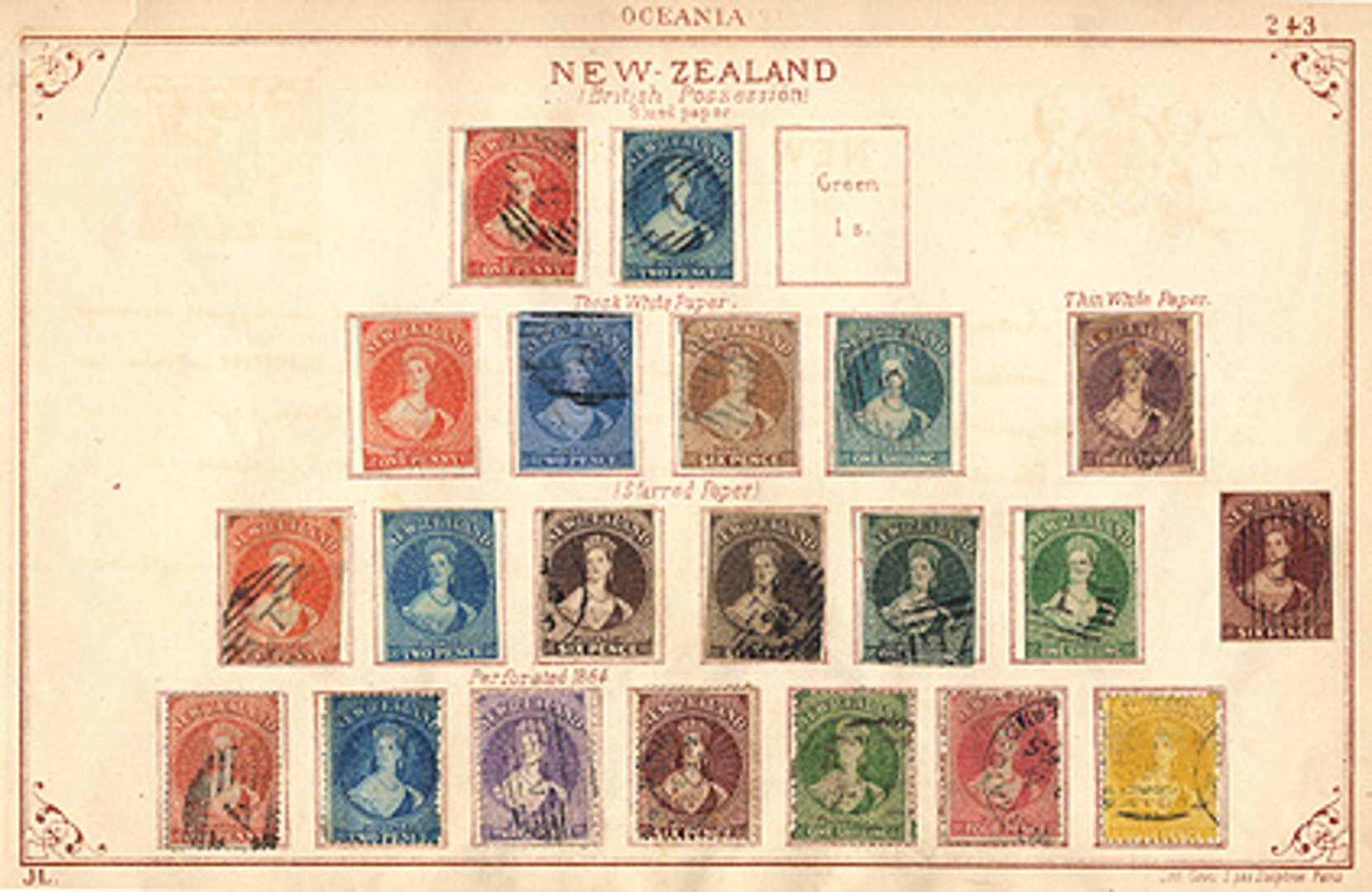 New Zealand stamp collection
