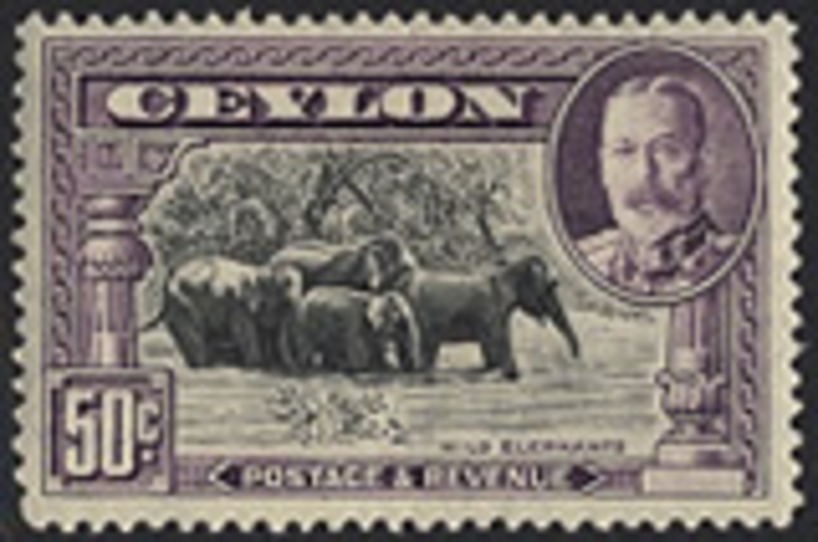 Cevlon postage stamps