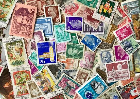 Collection of interesting stamps